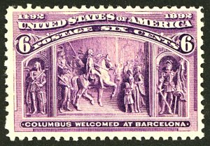 U.S. #236 MINT OG NH