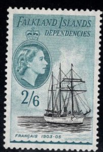 FALKLAND ISLANDS Dependencies Scott 1L30 from 1954 Ship set MH*