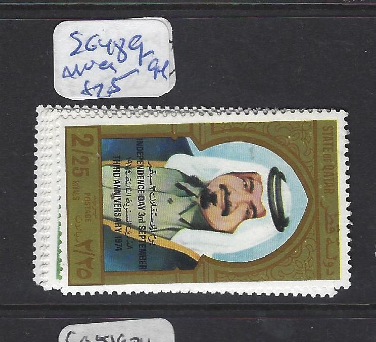 QATAR  (PP2609B)   SG 489-494         MOG