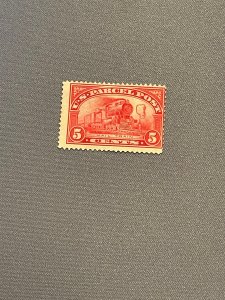 Q5, Parcel Post Mail Train, Unused, PH, CV $22.00