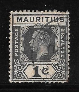 Mauritius 179: 1c George V, used, F-VF