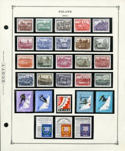 Poland All Mint NH 1960 to 1964 Rare Stamp Collection