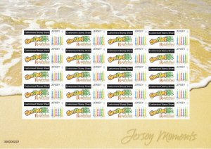 Jersey 2012 - Personalised Stamp Sheet JPS-02 - Rare MNH