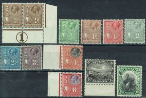 MALTA 1930 KGV PICTORIAL RANGE TO 1/6 INSCRIBED POSTAGE & REVENUE 