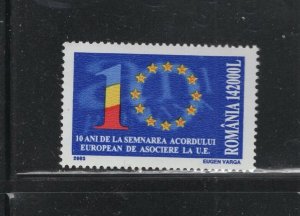 Romania #4564 (2003 EU Admission issue) VFMNH CV $10.00