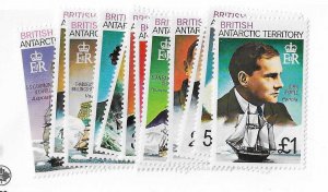 British Antarctic Territory Sc #45/59 set of 12 NH VF