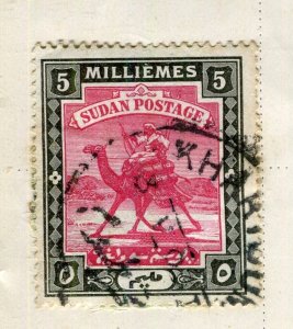 BRITISH EAST AFRICA PROTECTORATE; Early 1900s Camel Rider issue used 5m. value