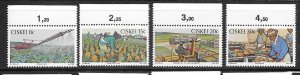 South Africa Ciskei #38-41 MNH Set of 4 Singles (my8) Collection / Lot