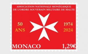 Monaco - Postfris/MNH - 50 years Order of Malta 2024