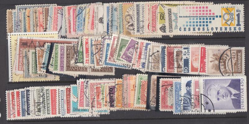 Worldwide, C-F countries of the world, 100+ diff used sets, Scott CV: $556.00