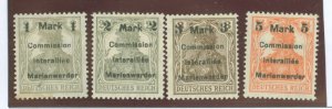 Marienwerder #32-35 Unused Multiple