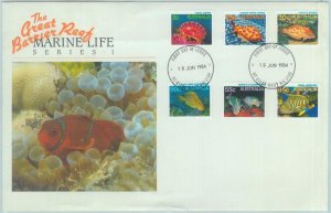 84361 - AUSTRALIA  - Postal History -  FDC COVER  1984 FISH  Barrier Reef