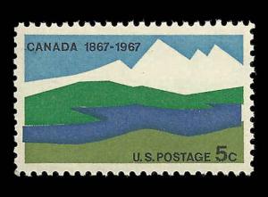 # 1324 MINT NEVER HINGED CANADA CENTENARY XF+