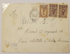 O) 1914 MEXICO, TORREON, JOSEFA ORTIZ 1c, LOPEZ RAYON 3c, RATE 5c, TORREON ST...