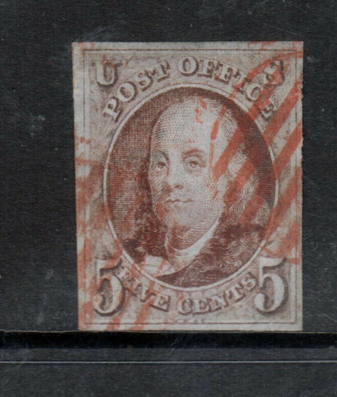 USA #1 Extra Fine Used With Four Well Balanced Margins