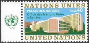 United Nations UN Geneva 1972 - Scott # 22 Mint NH. Ships Free With Another Item