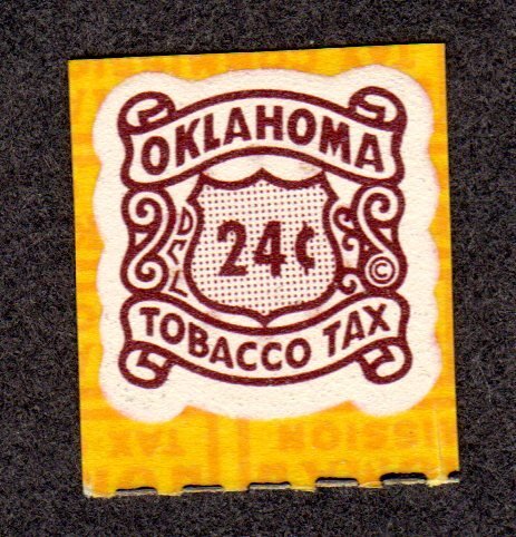 Oklahoma State Revenue, Tobacco SRS # T85 MNH Lot 230720 -07