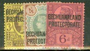 JQ: Bechuanaland 69-75 mint CV $84.50; scan shows only a few