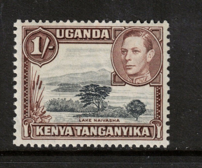 Kenya Uganda Tanganyika SG #145a Very Fine Never Hinged Black & Brown