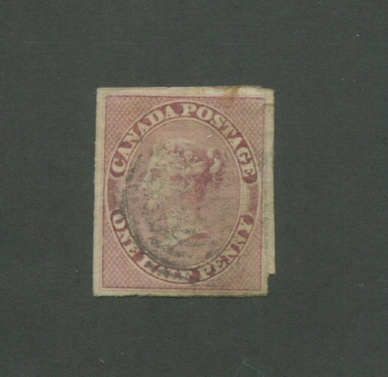 Canada Postage Stamp #8 Used F/VF