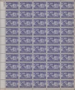 US #1026   General Patton   Full sheet of 50  MNH