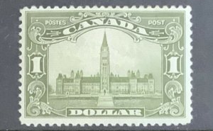 CANADA 1929 $1 PARLIAMENT BUILDINGS SG285 LIGHTLY MOUNTED MINT. CAT £150