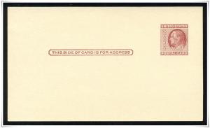 SC#UX38 2¢ Franklin Postal Card Mint 