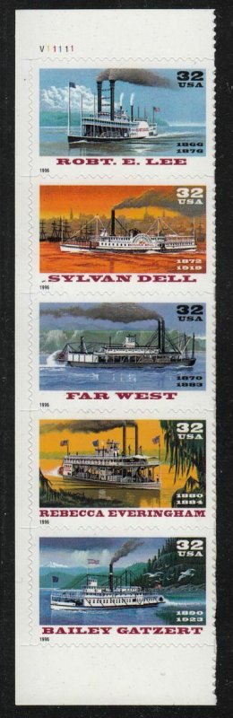 1996 Riverboats Sc 3095b SPECIAL DIE CUT UL plate number