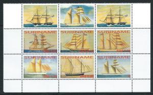 Surinam 1324 2005 Ships Block MNH