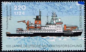 Germany, Sc.#2143b used single of s-/s. 100 years German Antarctic science