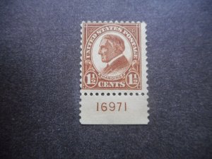 # 553 Fine NH Plate # Single...Store Bargain