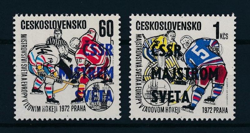 [75204] Czechoslovakia 1972 Wintersport Ice Hockey With OVP MNH