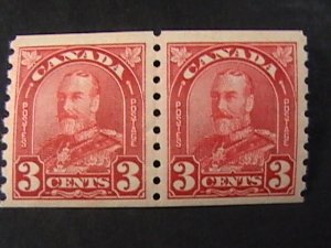 CANADA # 183--MINT NEVER/HINGED & MINT/HINGED---COIL PAIR----1931