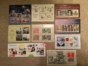 2010 Complete Commemorative Year Set (12 Sets) + M/Sheets (9) M/N/H - Face £130+