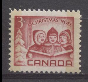 Canada #476p 3c Carmine 1967 Children Carolling VF 75/80 NH MF