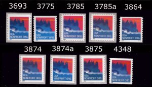 Complete Seacoast Singles Set, MNH