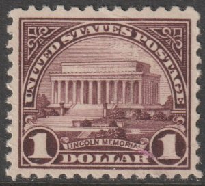 U.S.  Scott# 571 1922-25 Regular Issue VF/XF MNH