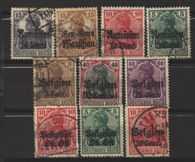 COLLECTION LOT # 3374 GERMANY OCCUPATION 1916+ CV+$10