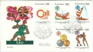 70920 - COLOMBIA - Postal History -  FDC COVER  1971:  SPORT Sailing BOXING