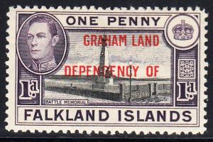 FALKLAND ISLANDS DEPENDENCIES # 4L2 Mint Lightly hinged