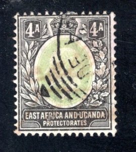 British East Africa & Uganda Protectorate  #6, F/VF, Used, CV $27.50 ....1760005