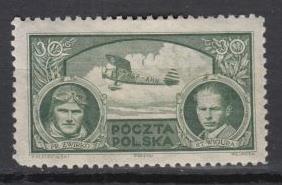 Poland - 1933 Cap. Zwirko... Air stamp Sc# C10 - MH (1288)