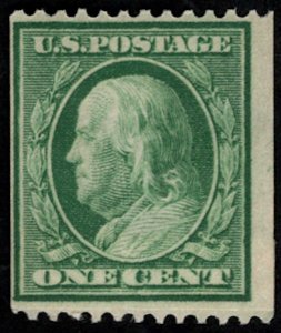 US #348 SCV $80.00 VF mint never hinged, paste up single, well centered, Fres...