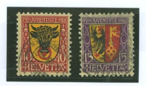 Switzerland #B10-B11  Single (Complete Set)