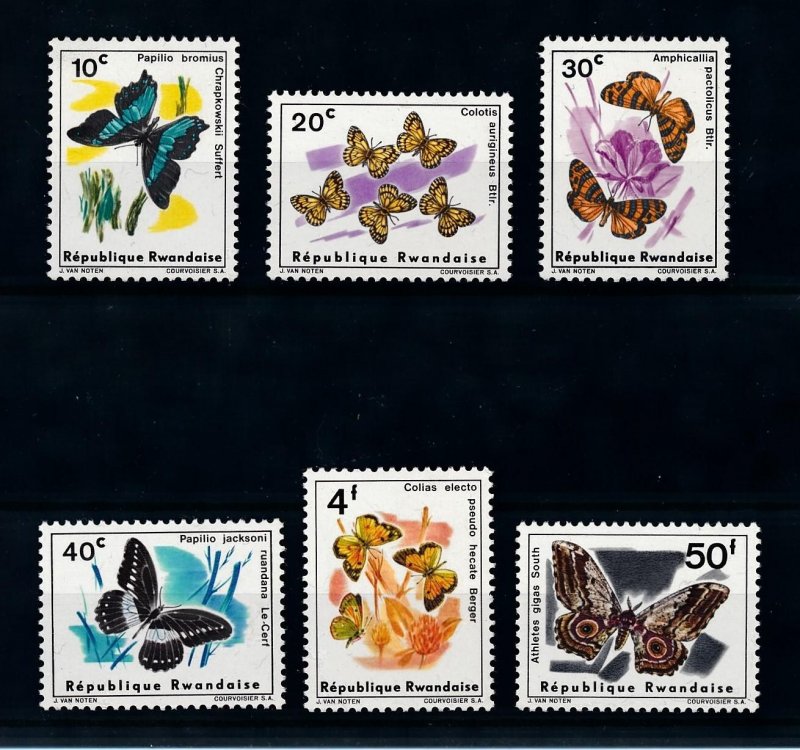 [99015] Rwanda 1965 Insects butterflies  MNH