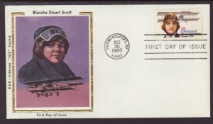 US C99 Blanche Stuart Scott 1980 Colorano U/A FDC