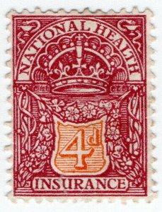 (I.B) George V Revenue : National Health & Insurance 4d