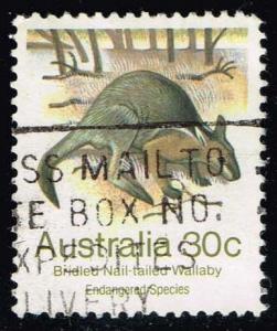 Australia #791 Bridled Nail-tailied Wallaby; Used (0.60)