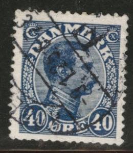 DENMARK  Scott 118 used 1922 stamp