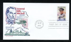 US 3330 Gen. William Mitchell, aviation pioneer UA Farnam (HF) cachet FDC 